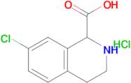 7-Chloro-1,2,3,4-tetrahydro-isoquinoline-1-carboxylic acid hydrochloride