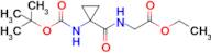 [(1-tert-Butoxycarbonylamino-cyclopropanecarbonyl)-amino]-acetic acid ethyl ester