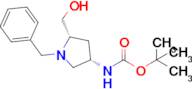 tert-butyl N-[(3S,5S)-1-benzyl-5-(hydroxymethyl)pyrrolidin-3-yl]carbamate