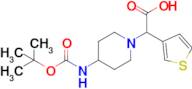 (4-Boc-amino-piperidin-1-yl)-thiophen-3-yl-acetic acid