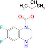 6,7-Difluoro-3,4-dihydro-2H-quinoxaline-1-carboxylic acid tert-butyl ester