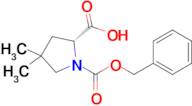 (R)-1-((Benzyloxy)carbonyl)-4,4-dimethylpyrrolidine-2-carboxylic acid