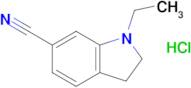 1-Ethyl-2,3-dihydro-1H-indole-6-carbonitrile hydrochloride