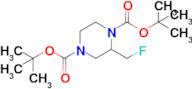 2-Fluoromethyl-piperazine-1,4-dicarboxylic acid di-tert-butyl ester