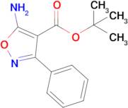 5-Amino-3-phenyl-isoxazole-4-carboxylic acid tert-butyl ester