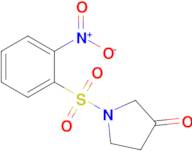 1-(2-Nitro-benzenesulfonyl)-pyrrolidin-3-one