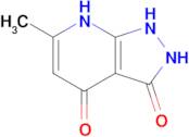 6-methyl-1H,2H,3H,4H,7H-pyrazolo[3,4-b]pyridine-3,4-dione