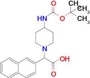 (4-Boc-amino-piperidin-1-yl)-naphthalen-2-yl-acetic acid