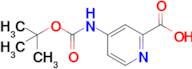 4-(tert-butoxycarbonylamino)picolinic acid