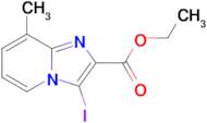 3-Iodo-8-methyl-imidazo[1,2-a]pyridine-2-carboxylic acid ethyl ester