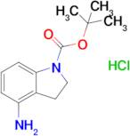 4-Amino-2,3-dihydro-indole-1-carboxylic acid tert-butyl ester hydrochloride