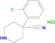 4-(2-Fluoro-phenyl)-piperidine-4-carbonitrile hydrochloride