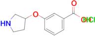 3-(Pyrrolidin-3-yloxy)-benzoic acid hydrochloride