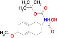 2-Boc-amino-6-methoxy-1,2,3,4-tetrahydro-naphthalene-2-carboxylic acid