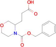 3-(4-((Benzyloxy)carbonyl)morpholin-3-yl)propanoic acid