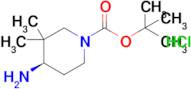 (R)-4-Amino-3,3-dimethyl-piperidine-1-carboxylic acid tert-butyl ester hydrochloride