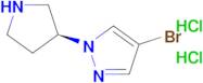 (S)-4-Bromo-1-pyrrolidin-3-yl-1H-pyrazole dihydrochloride