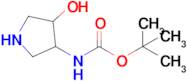 (4-Hydroxy-pyrrolidin-3-yl)-carbamic acid tert-butyl ester