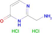 2-(aminomethyl)-3,4-dihydropyrimidin-4-one dihydrochloride