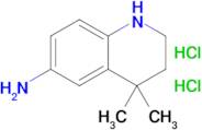 4,4-Dimethyl-1,2,3,4-tetrahydro-quinolin-6-ylamine dihydrochloride