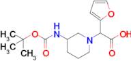 (3-Boc-amino-piperidin-1-yl)-furan-2-yl-acetic acid