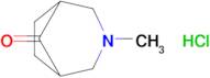 3-Methyl-3-aza-bicyclo[3.2.1]octan-8-one hydrochloride