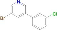 3-Bromo-5-(3-chloro-phenyl)-pyridine