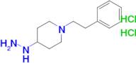 (1-Phenethyl-piperidin-4-yl)-hydrazine dihydrochloride