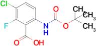 6-tert-Butoxycarbonylamino-3-chloro-2-fluoro-benzoic acid