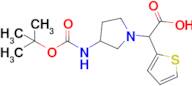 (3-Boc-amino-pyrrolidin-1-yl)-thiophen-2-yl-acetic acid