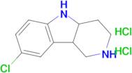 8-Chloro-2,3,4,4a,5,9b-hexahydro-1H-pyrido[4,3-b]indole dihydrochloride