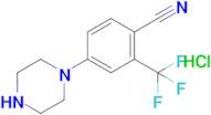 4-Piperazin-1-yl-2-trifluoromethyl-benzonitrile hydrochloride
