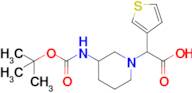 (3-Boc-amino-piperidin-1-yl)-thiophen-3-yl-acetic acid