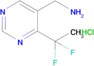 (4-(1,1-Difluoroethyl)pyrimidin-5-yl)methanamine hydrochloride