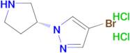 (R)-4-Bromo-1-pyrrolidin-3-yl-1H-pyrazole dihydrochloride