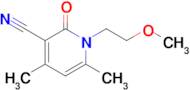 1-(2-Methoxy-ethyl)-4,6-dimethyl-2-oxo-1,2-dihydro-pyridine-3-carbonitrile