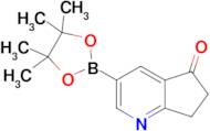 3-(4,4,5,5-Tetramethyl-1,3,2-dioxaborolan-2-yl)-6,7-dihydro-5H-cyclopenta[b]pyridin-5-one