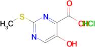 5-Hydroxy-2-methylsulfanyl-pyrimidine-4-carboxylic acid hydrochloride