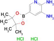 5-(4,4,5,5-Tetramethyl-[1,3,2]dioxaborolan-2-yl)-pyridine-2,3-diamine dihydrochloride