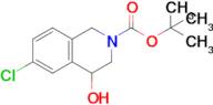 6-Chloro-4-hydroxy-3,4-dihydro-1H-isoquinoline-2-carboxylic acid tert-butyl ester