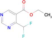 4-Difluoromethyl-pyrimidine-5-carboxylic acid ethyl ester