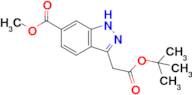 3-tert-Butoxycarbonylmethyl-1H-indazole-6-carboxylic acid methyl ester