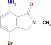 7-Amino-4-bromo-2-methyl-2,3-dihydro-isoindol-1-one