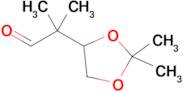 2-(2,2-Dimethyl-[1,3]dioxolan-4-yl)-2-methyl-propionaldehyde