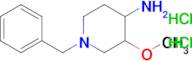 1-Benzyl-3-methoxy-piperidin-4-ylamine dihydrochloride