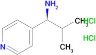 (S)-2-Methyl-1-pyridin-4-yl-propylamine dihydrochloride