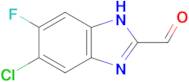 5-Chloro-6-fluoro-1H-benzoimidazole-2-carbaldehyde