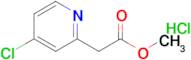 (4-Chloro-pyridin-2-yl)-acetic acid methyl ester hydrochloride