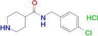 N-[(4-chlorophenyl)methyl]-4-Piperidinecarboxamide hydrochloride