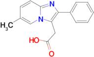 (6-Methyl-2-phenyl-imidazo[1,2-a]pyridin-3-yl)-acetic acid